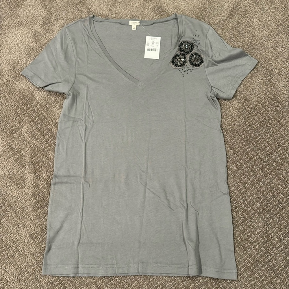 NWT J. Crew Factor V Neck T
